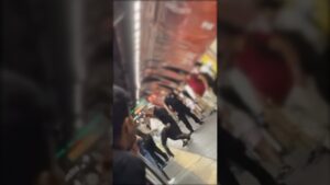 Gang di Borseggiatori combatte contro tutti bloccando la metro VIDEO