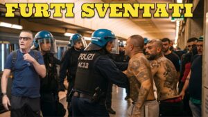 Caccia ai borseggiatori in metro tensione, lacrime e recupero del portafogli VIDEO