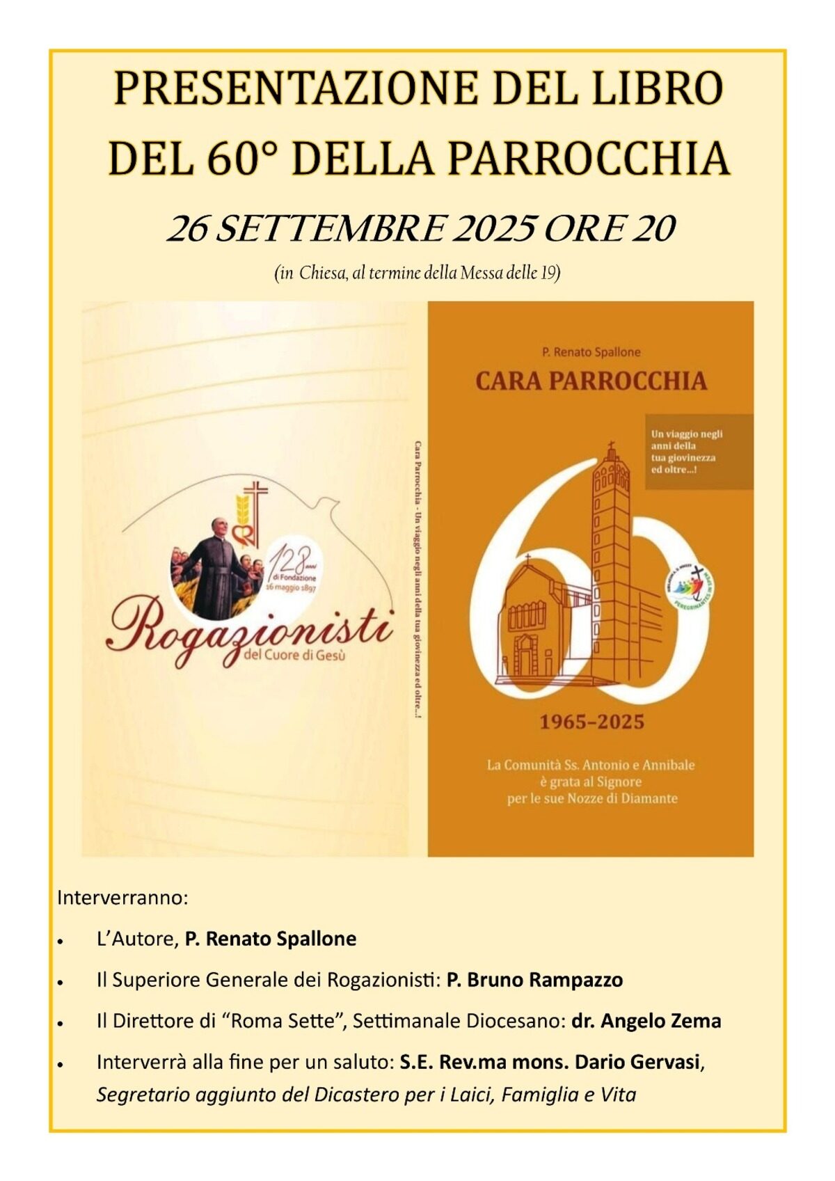 “Cara Parrocchia. Un viaggio negli anni della tua giovinezza ed oltre…”