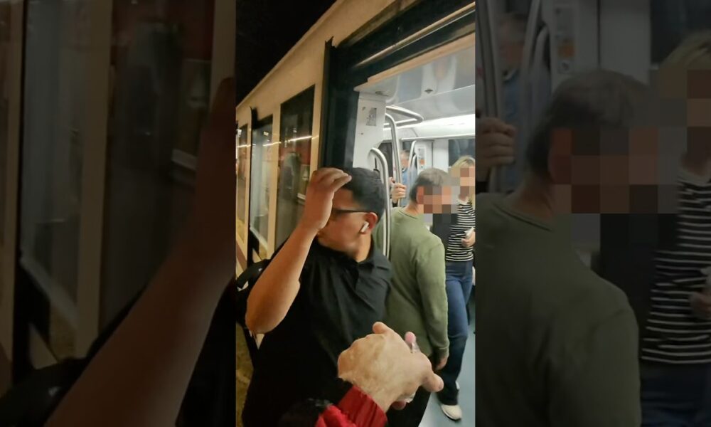 Borseggiatore con la refurtiva, fugge nel tunnel della metro #pickpocket #carteristas #metro VIDEO