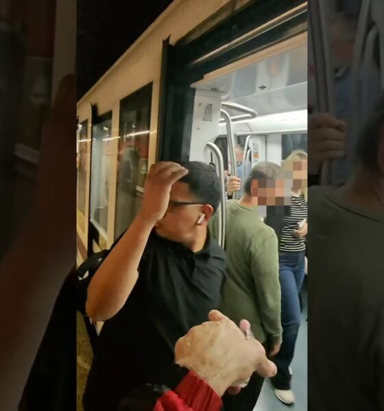 Borseggiatore con la refurtiva, fugge nel tunnel della metro #pickpocket #carteristas #metro VIDEO