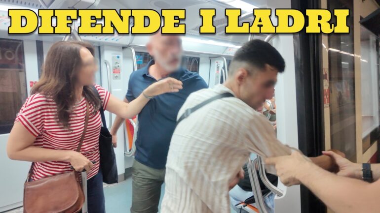 Chi difende i ladri? L’assurdo episodio in metro fa riflettere