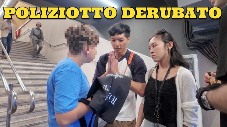 Un poliziotto cinese ferma un ladro in metro a Roma: ecco cosa è successo