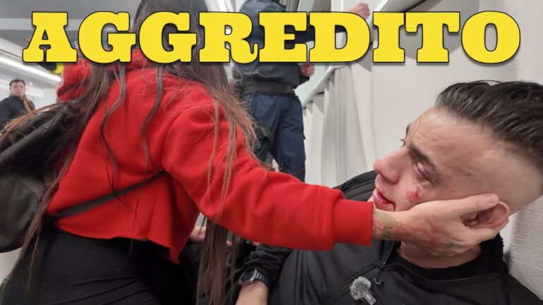 Aggressione da parte di una banda di criminali: il video racconta tutto