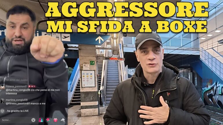 Cicalone accetta la sfida: incontro di boxe con l’aggressore