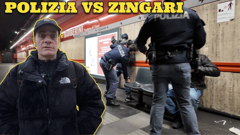 La Polizia interviene contro le rapine in metro delle gang di Zingari