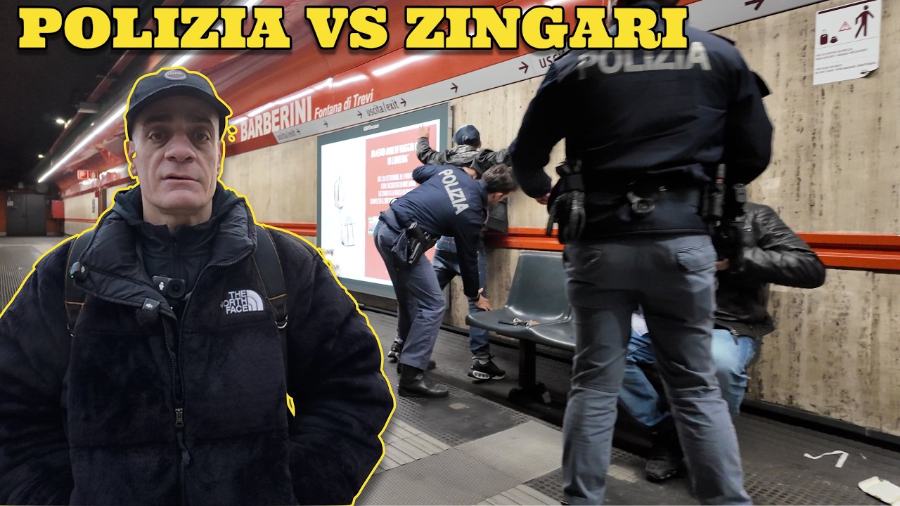 La Polizia interviene contro le rapine in metro delle gang di Zingari