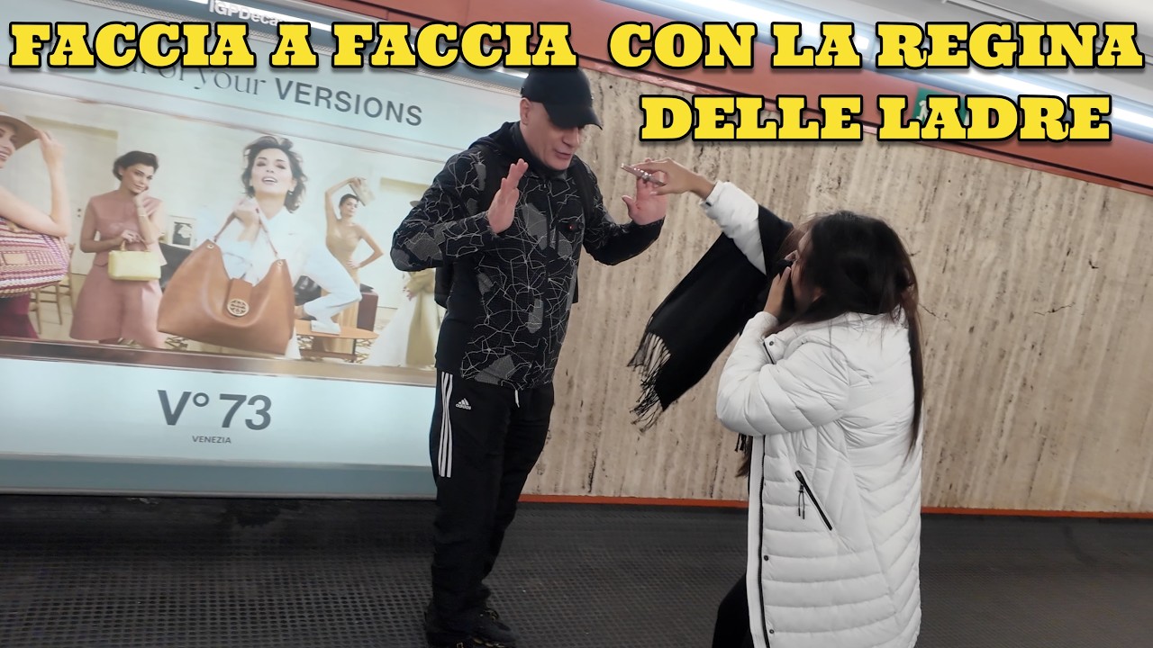 Incontro ravvicinato con la ‘regina’ dei borseggi romani: Michelle.