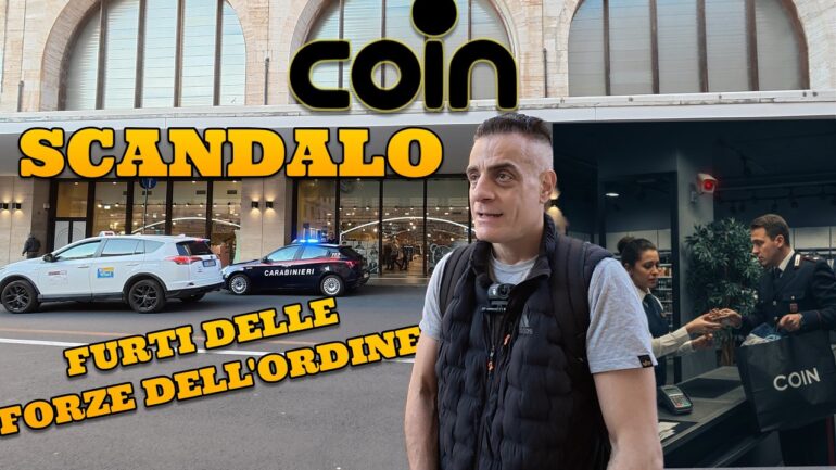 Anche le forze dell’ordine nei furti alla Coin di Termini? (tono: ironico leggero)