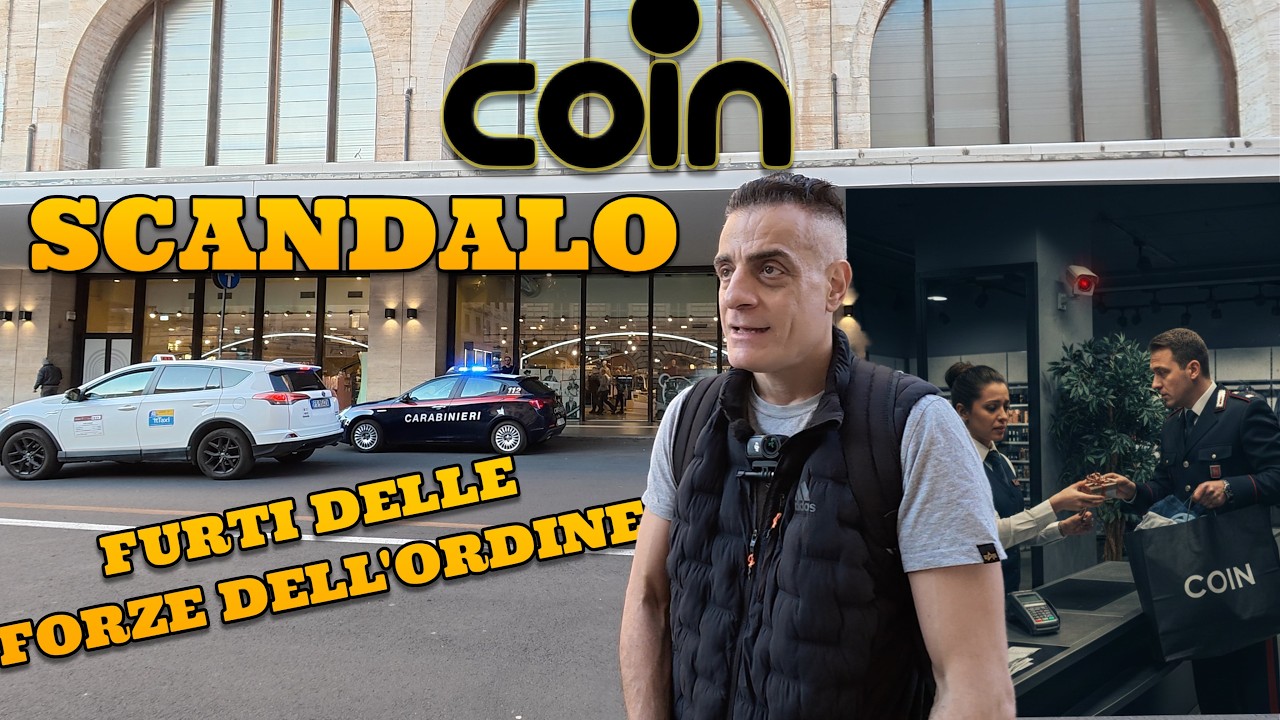 Anche le forze dell’ordine nei furti alla Coin di Termini? (tono: ironico leggero)