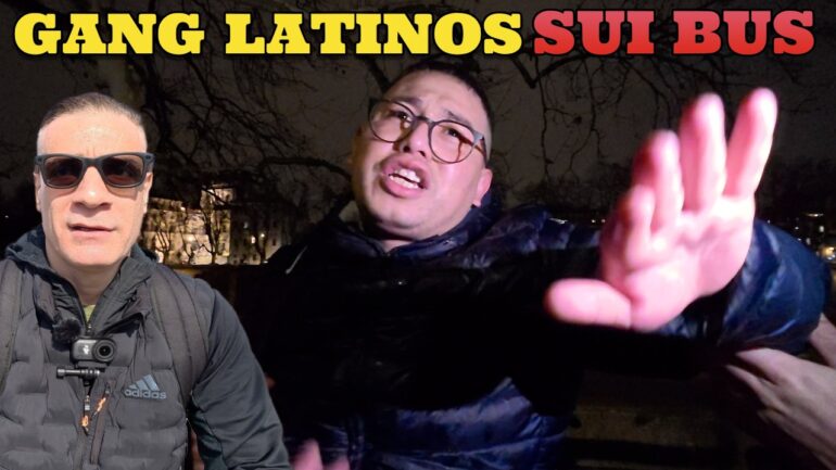 
Neutrale: Gang latina di ladri arrestata su autobus. (36 caratteri)  
Ironico leggero: Ladri gang latina beccati in viaggio sui bus. (42 caratteri)  
Polemico sobrio: Altro smacco per gang latina: ladri sui bus. (45 caratteri)  
Critico costruttivo: Arresti su bus espono lacune contro gang latina. (48 caratteri)
