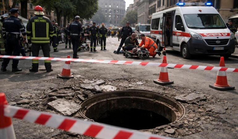 Cadute e Pozzi: Roma è davvero sicura?
