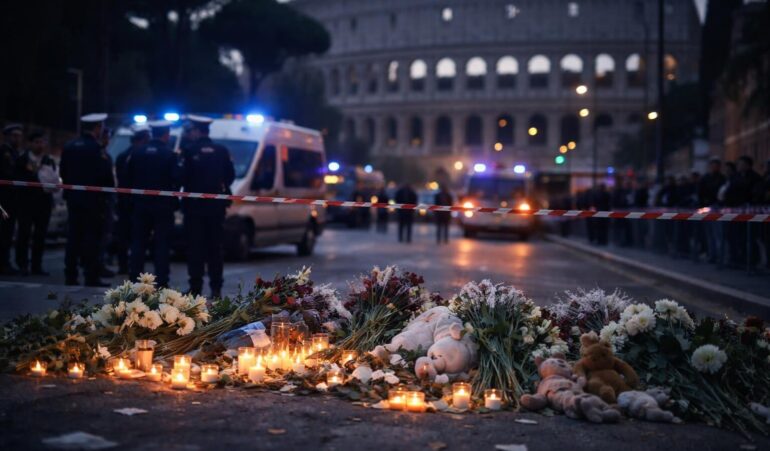 Roma in lutto: una tragedia che scuote la città