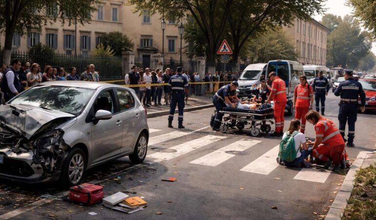 Roma, incidenti stradali attorno alle scuole: è tempo di agire!