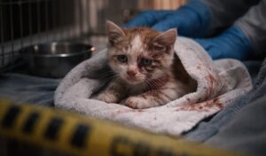 Rosy, la gattina: simbolo di una violenza che non possiamo più ignorare