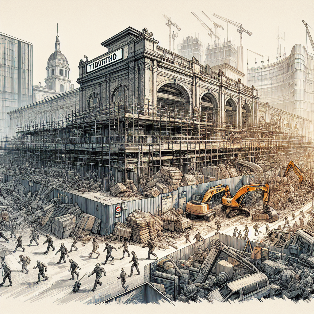 Stazione Tiburtina, la palestra dell’Artiglio slitta: caos e preoccupazione per i lavori.