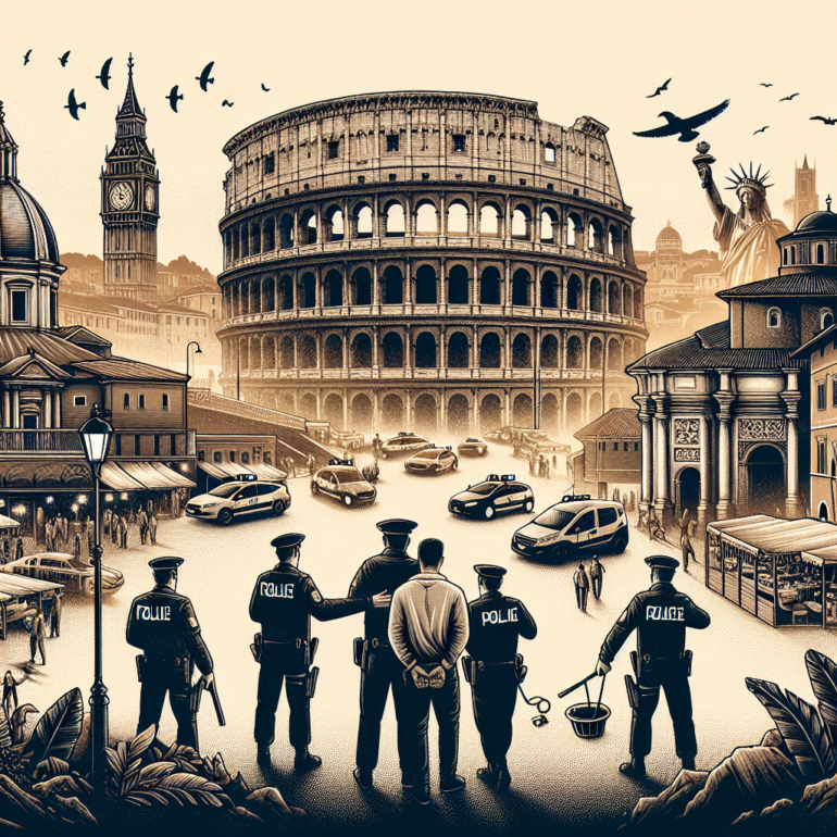 Raffica di borseggi a Roma: i carabinieri arrestano ladri tra Colosseo e Piazza Venezia