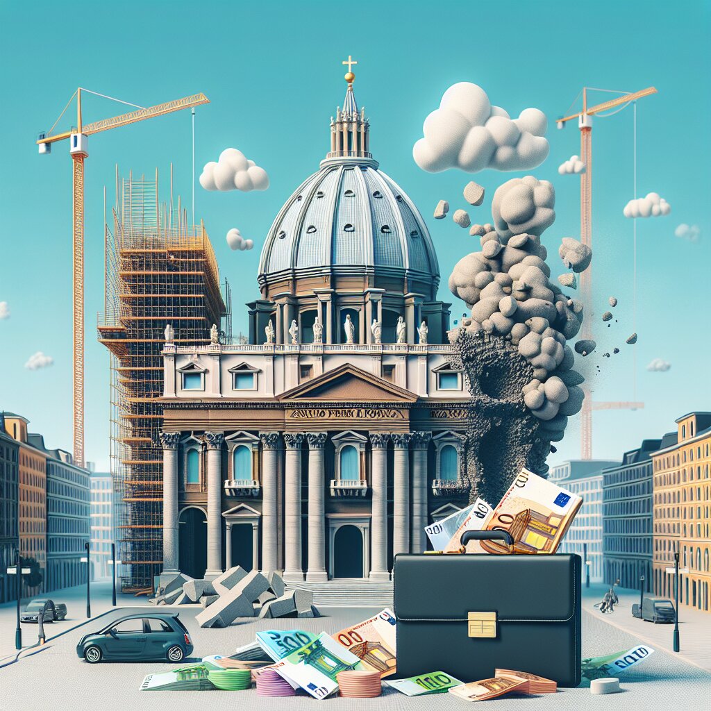 Emergenza al quartiere Eur: 100mila euro per salvare la basilica dei Santi Pietro e Paolo!