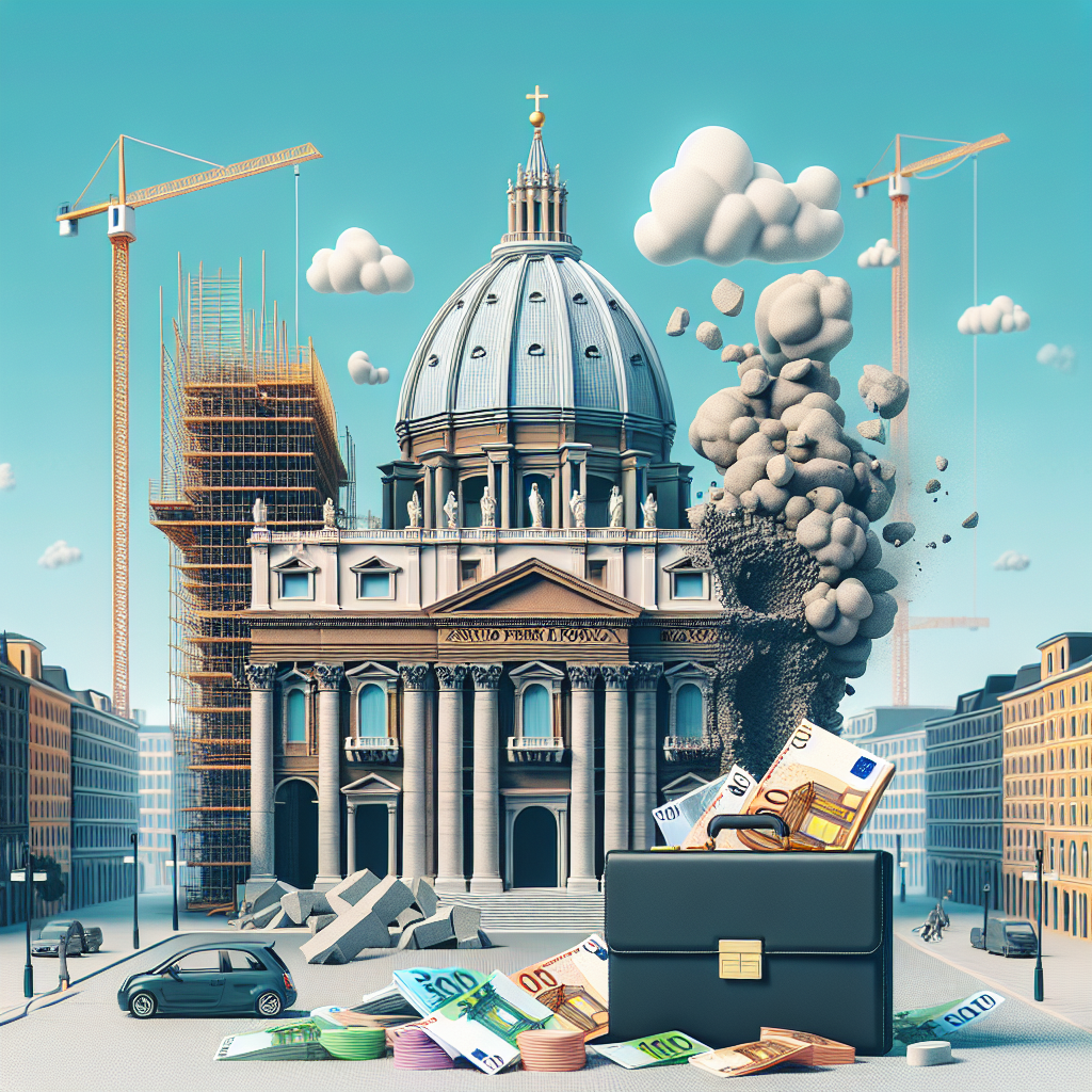 Emergenza al quartiere Eur: 100mila euro per salvare la basilica dei Santi Pietro e Paolo!