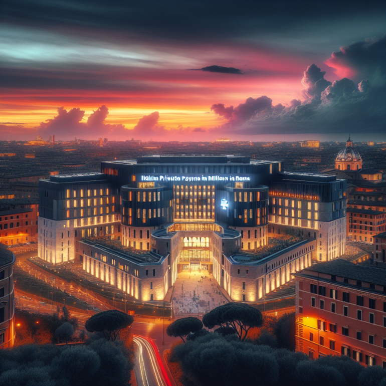 Privati italiani versano milioni: il mistero dell’ospedale straniero a Roma