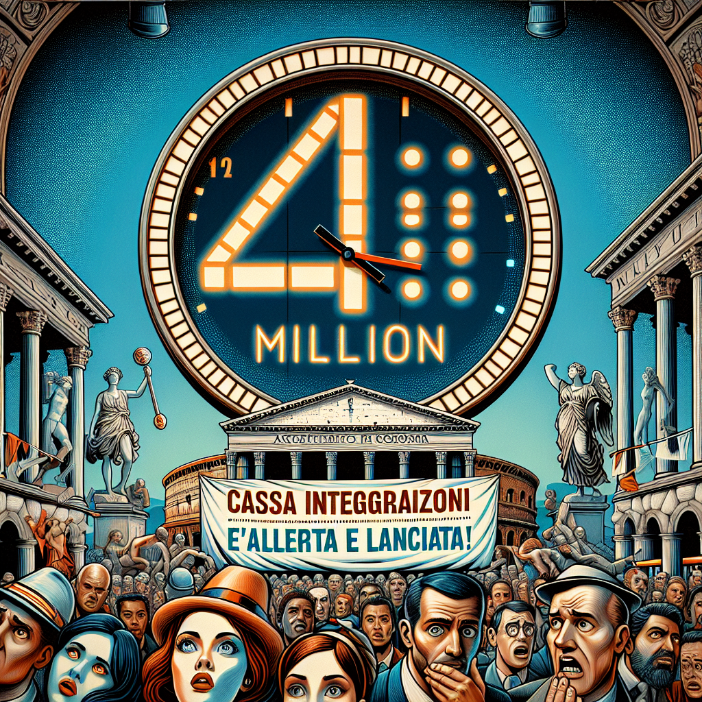 Cassa integrazione a Roma: oltre 4 milioni di ore in tre mesi, la Cgil lancia l’allerta!