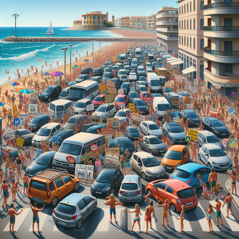 Ostia in emergenza: multe record per sosta selvaggia, i bagnanti protestano!