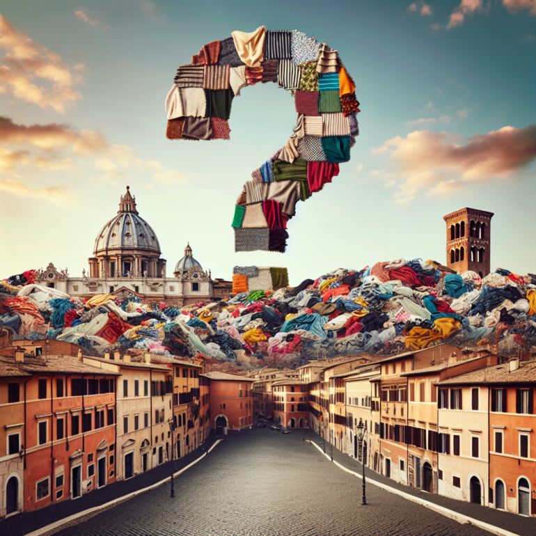 Roma e il mistero dei vestiti usati: dove vanno a finire i rifiuti tessili?