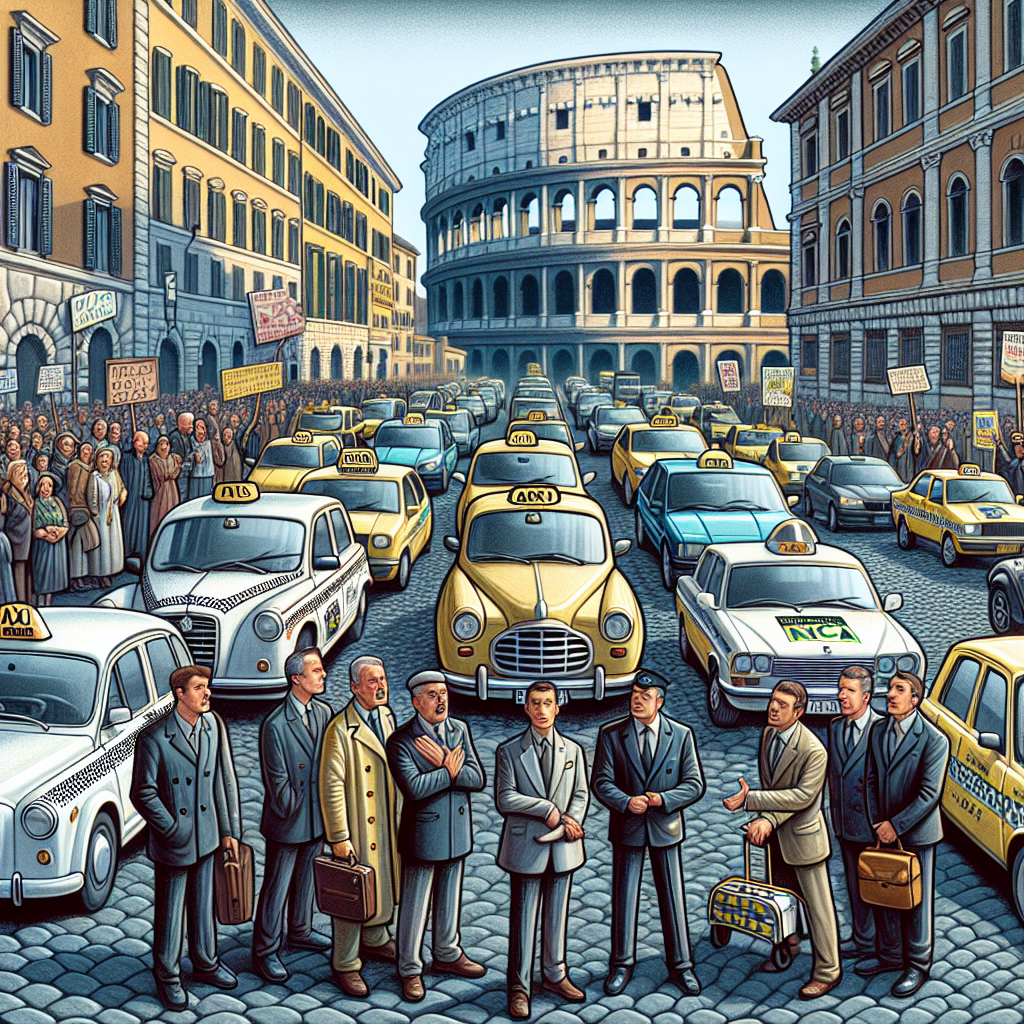 Roma, caos nelle strade: tassisti pronti a protestare in Campidoglio per l’invasione di ncc e golf cart
