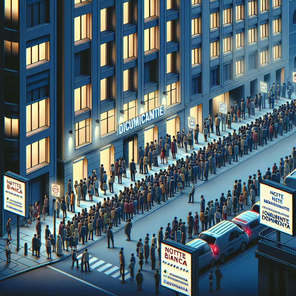 Cie in crisi nel VI municipio: torna la “notte bianca” per i documenti, caos e attese infinite!