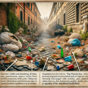 Emergenza rifiuti in Via Tuscolana: il mistero delle discariche abbandonate!