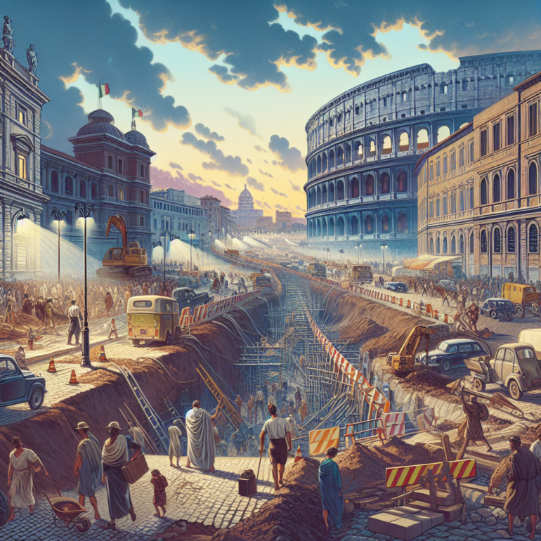 Caos nel municipio V: voragini e cantieri stravolgeranno Roma!