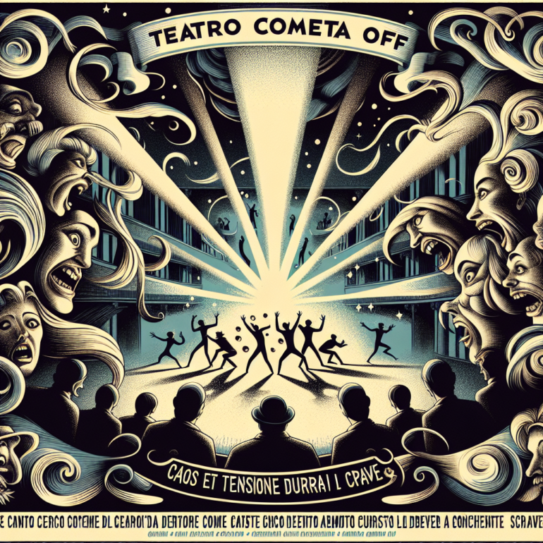Teatro Cometa Off: caos e tensione durante il debutto di Crave-N