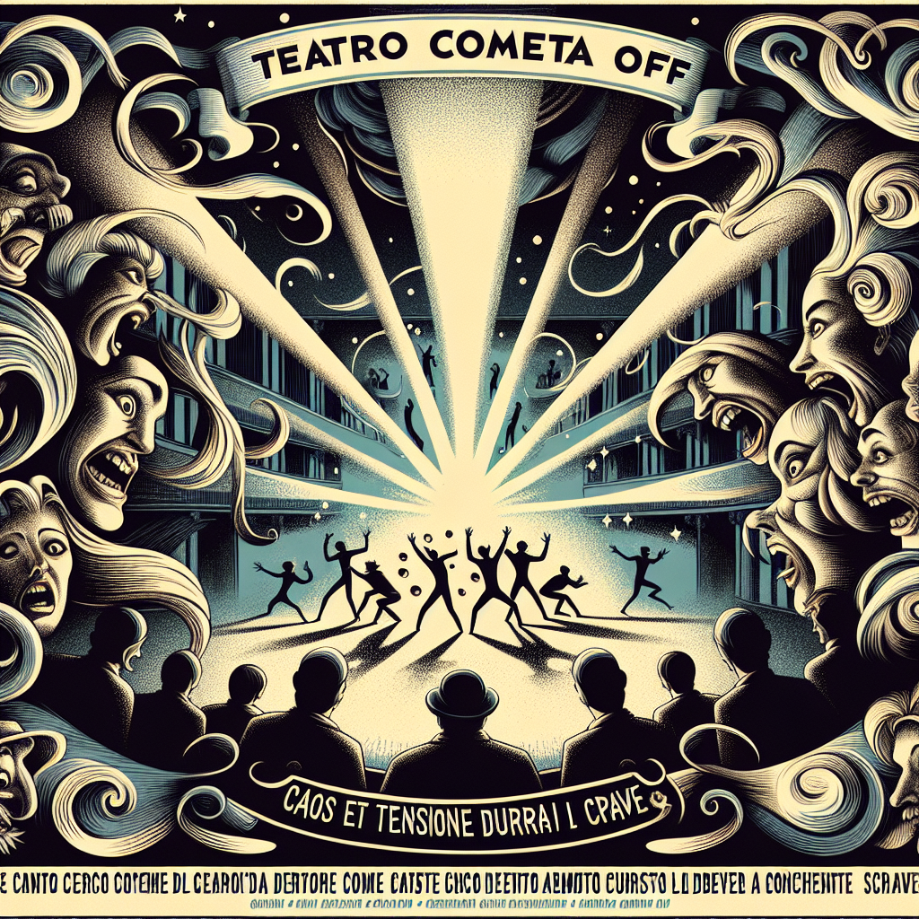 Teatro Cometa Off: caos e tensione durante il debutto di Crave-N