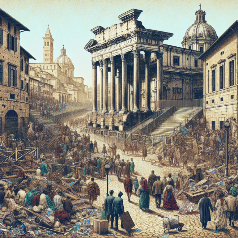 Roma in emergenza: turisti denunciano la sporcizia, è caos nella Capitale!