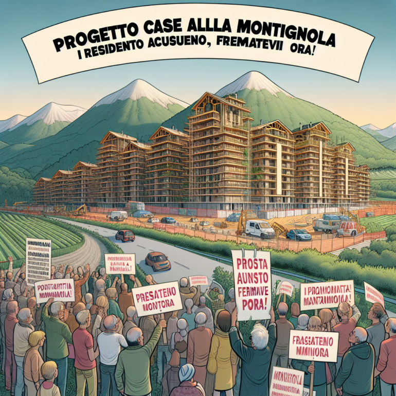 Progetto case alla Montagnola: i residenti accusano, “Fermatevi ora!”
