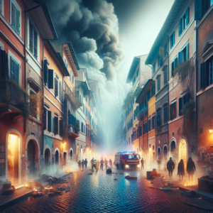 Romani in allerta: il mistero di un incendio nel cuore di Trastevere