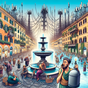 Roma: nel quartiere superconnesso, manca acqua, fogne e gas! Che caos!