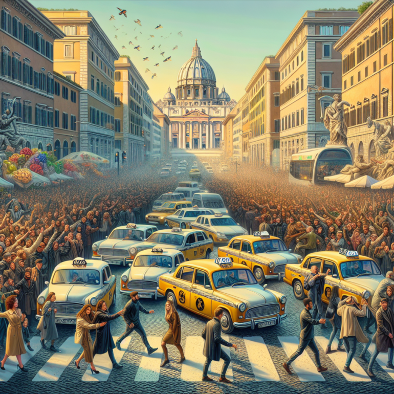 Primo Maggio a Roma: caos per i tassisti tra eventi e assalto turistico