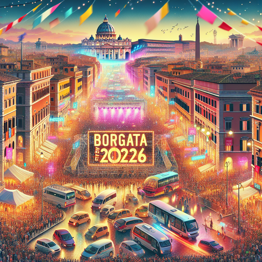 Borgata Festival 2026 a Roma: caos in arrivo, la città è in allerta!