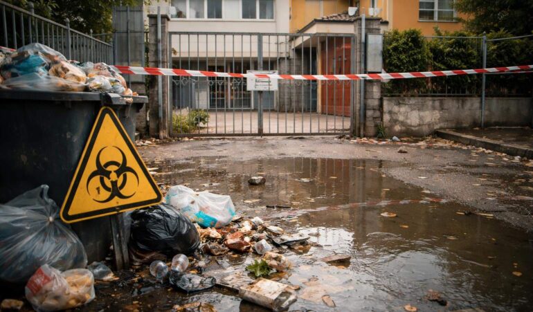 Fiumicino, una questione di igiene: le scuole chiudono e i problemi affondano