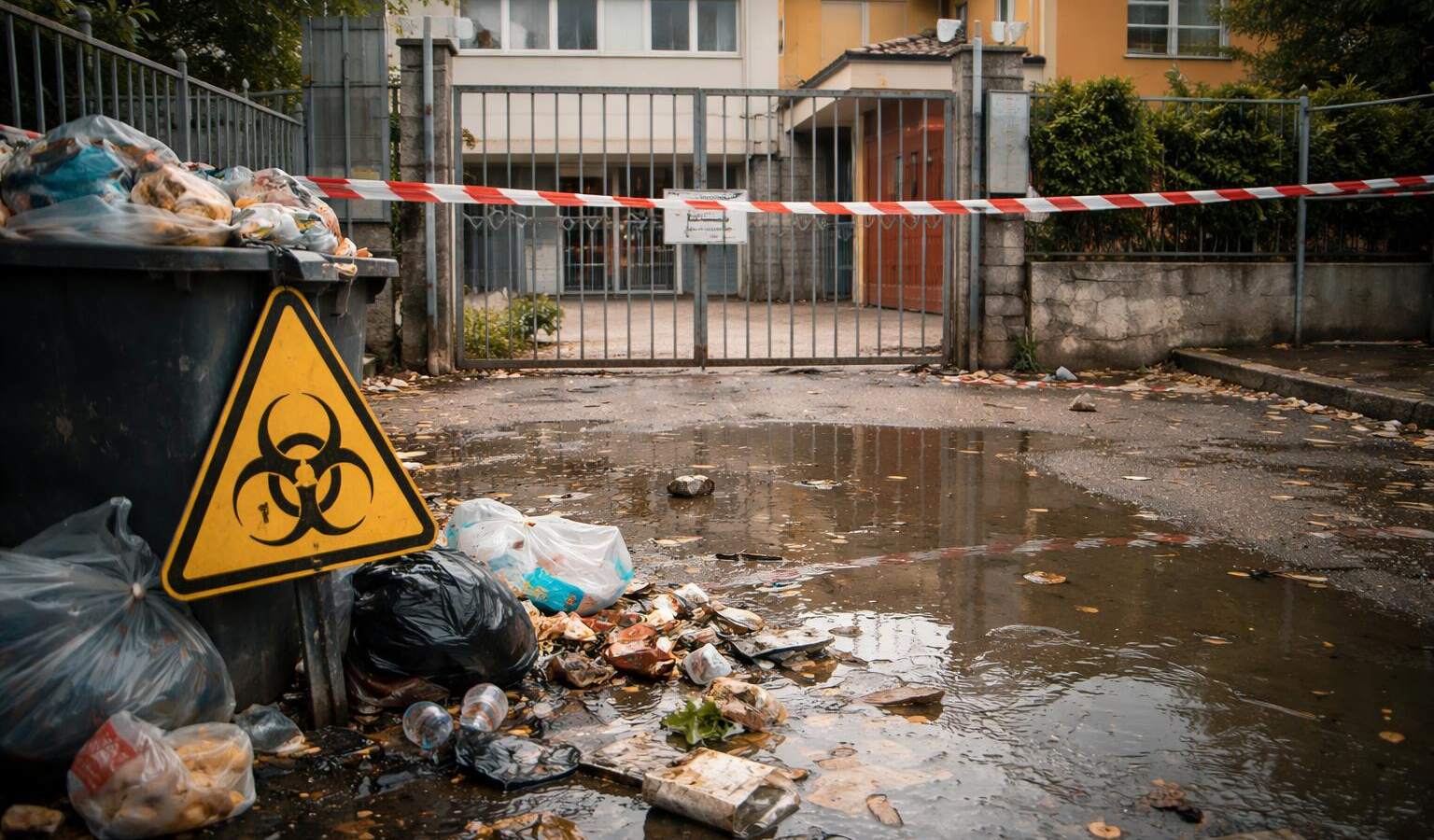 Fiumicino, una questione di igiene: le scuole chiudono e i problemi affondano