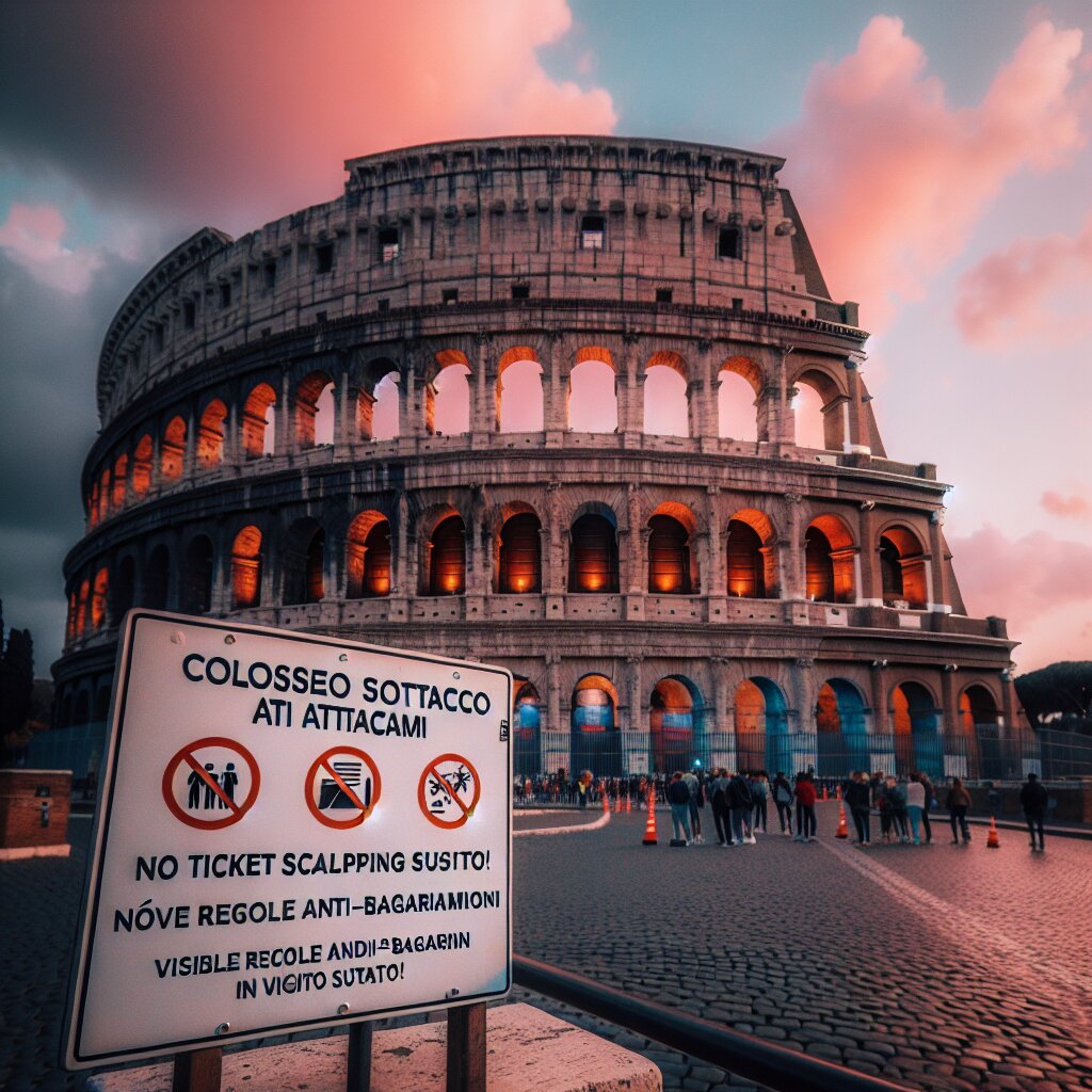Colosseo sotto attacco: nuove regole anti-bagarini in vigore subito!