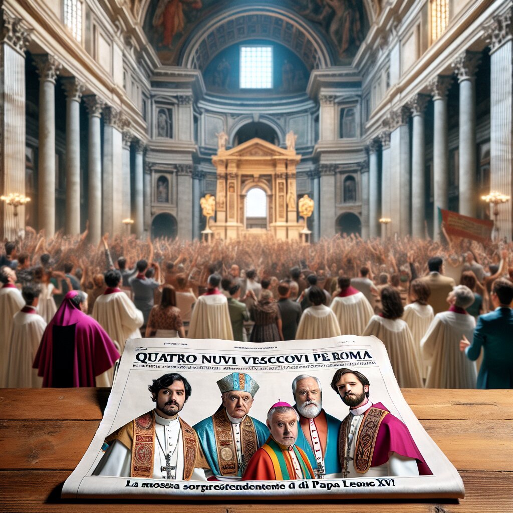 Quattro nuovi vescovi ausiliari per Roma: la mossa sorprendente di Papa Leone XIV!