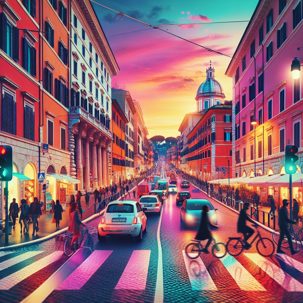 Il progetto “Africano a Colori”: meno auto e più sicurezza nelle strade di Roma!