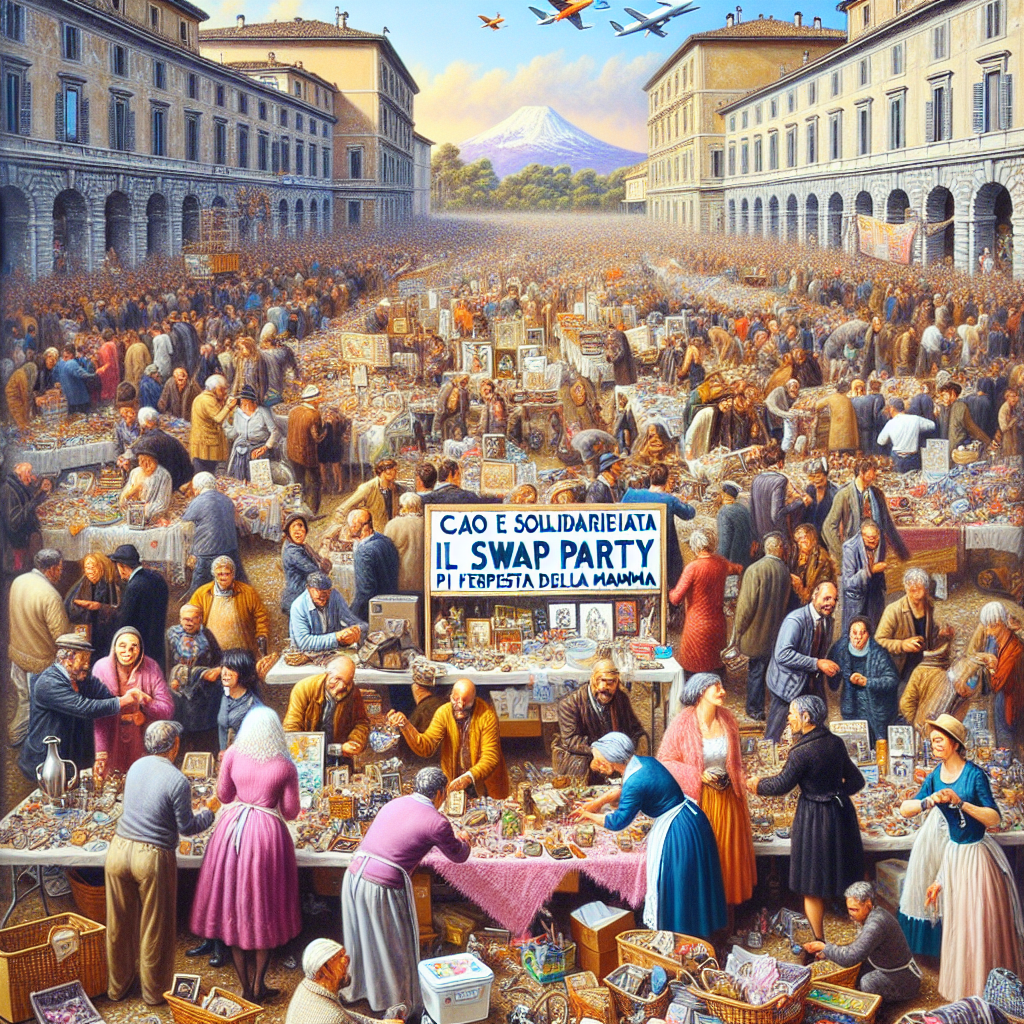 Caos e solidarietà: il swap party al Cav di Roma Talenti sorprende tutti per la Festa della Mamma.