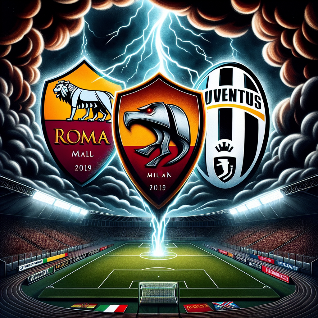 Il duello per la Champions: Roma, Milan e Juventus a confronto, chi avrà la meglio?