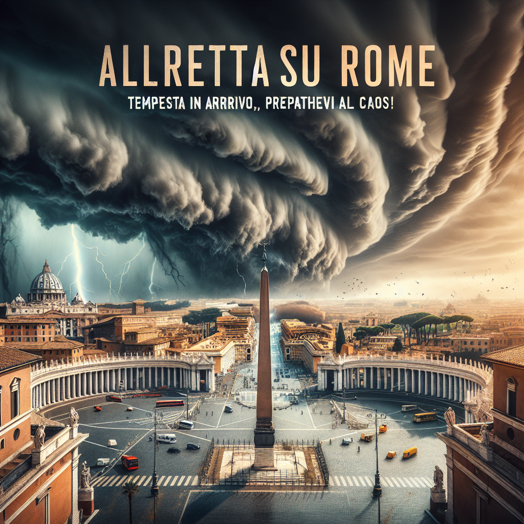 Allerta gialla su Roma: tempesta in arrivo, preparatevi al caos!