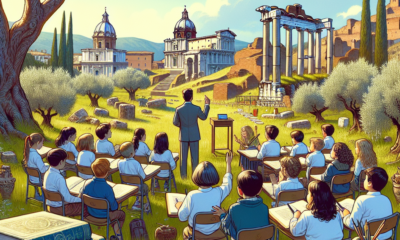 Aule all’aperto a Roma: la rivoluzione dell’educazione fa discutere!