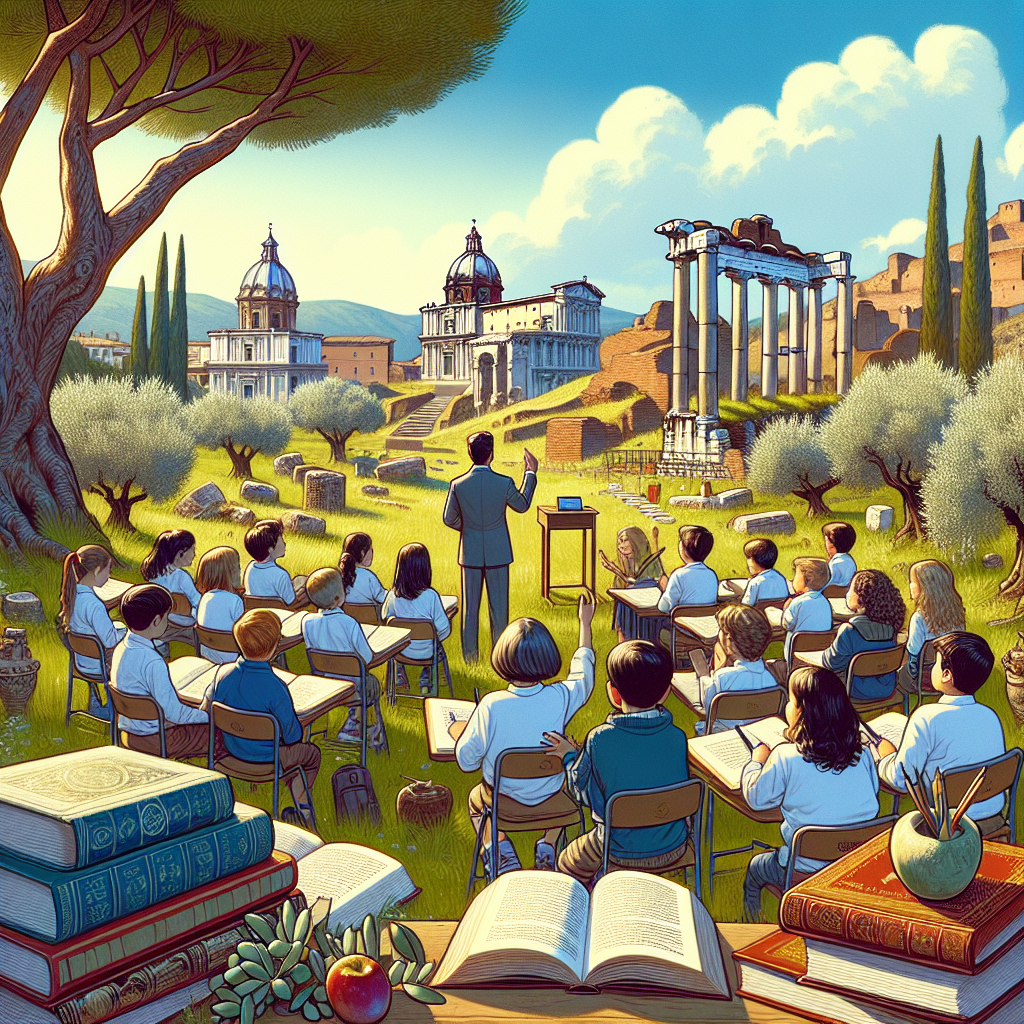 Aule all’aperto a Roma: la rivoluzione dell’educazione fa discutere!