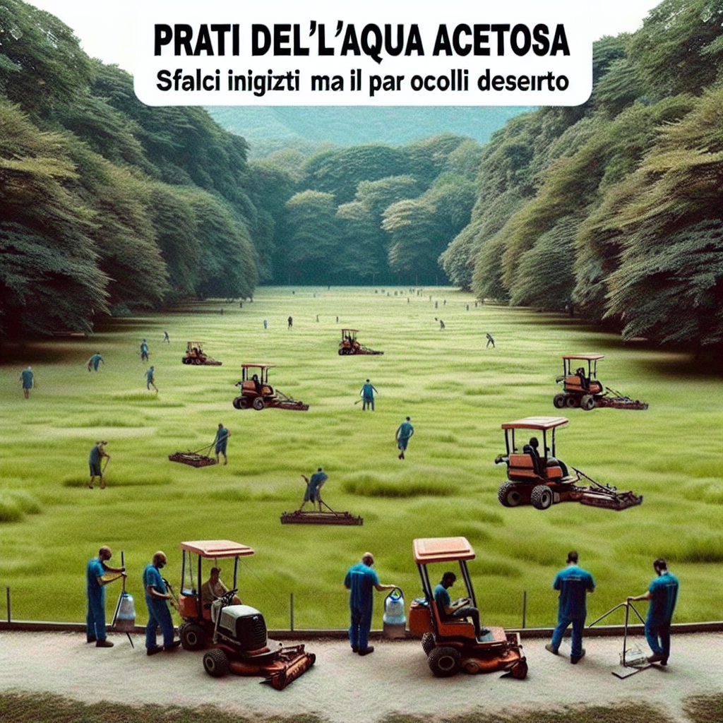 Prati dell’Acqua Acetosa: sfalci iniziati ma il parco è ancora deserto